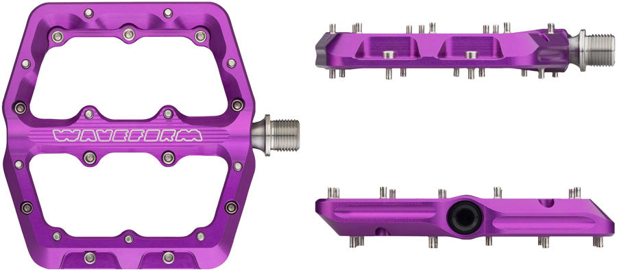 Wolf Tooth Waveform Pedals Flat/Platform Pedals 9/16" Purple