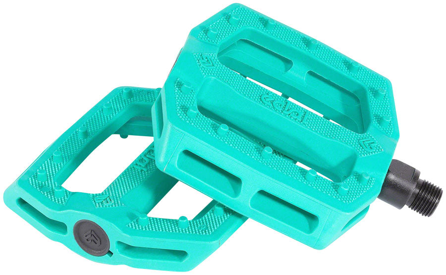 Eclat Slash Pedals - Platform, Composite, 9/16", Teal