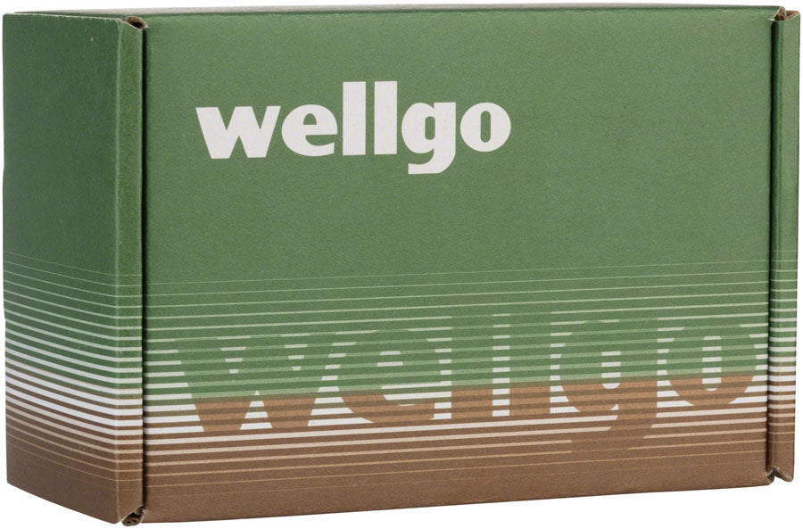 Wellgo LU 895 Plastic Toe Clip Pedals 9/16" Black