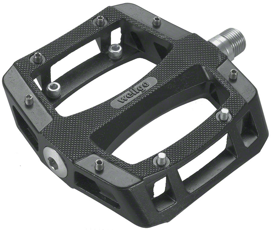 Wellgo A-52 Pedals Flat/Platform Pedals 9/16" Black