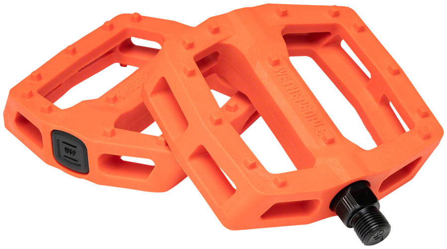 We The People Logic Pedals Flat/Platform Pedals 9/16" Orange