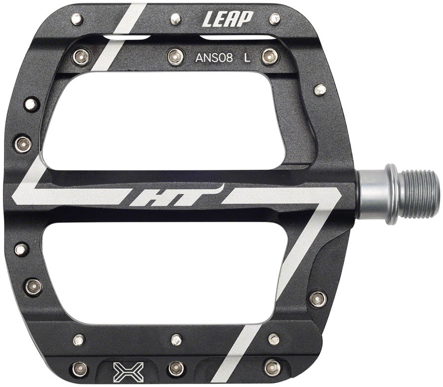 HT Components Leap ANS08 Aluminum Flat/Platform Pedals 9/16" Black