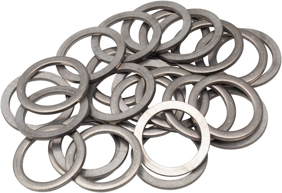 BikeFit Pedal Spacer Washers - 1.5 mm, 25-Pack