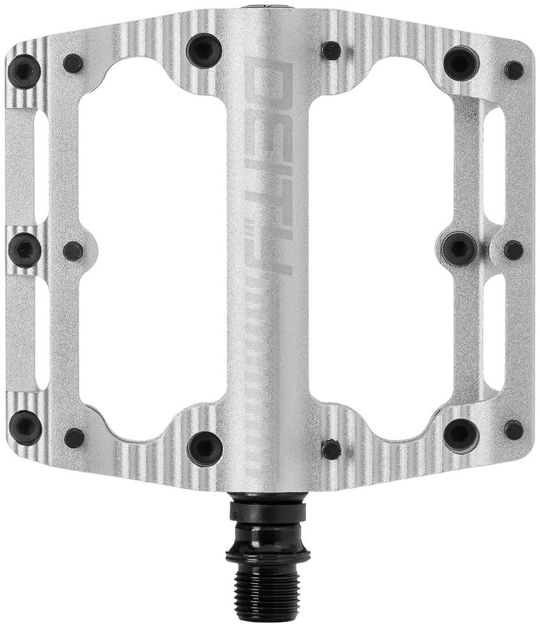 Deity Components DEITY Black Kat Aluminum Flat/Platform Pedals 9/16" Silver