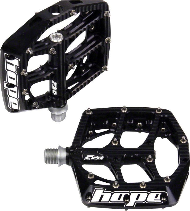 Hope F20 Pedals Flat/Platform Pedals 9/16" Black