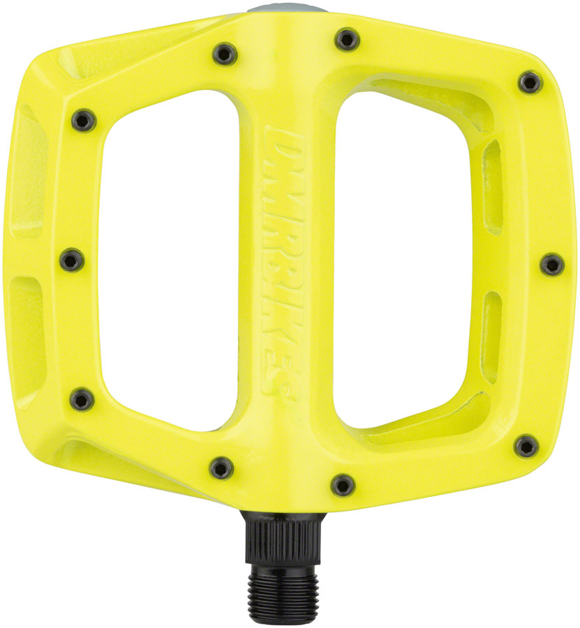 DMR V8 Pedals Flat/Platform Pedals 9/16" Yellow