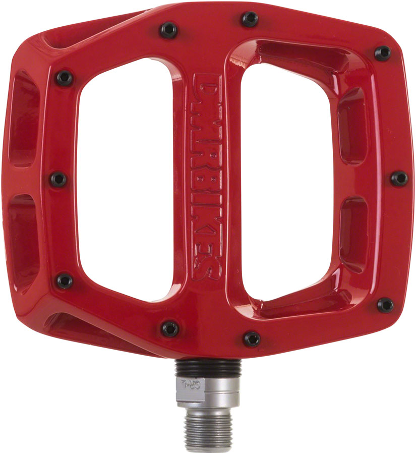 DMR V12 Pedals Flat/Platform Pedals 9/16" Red