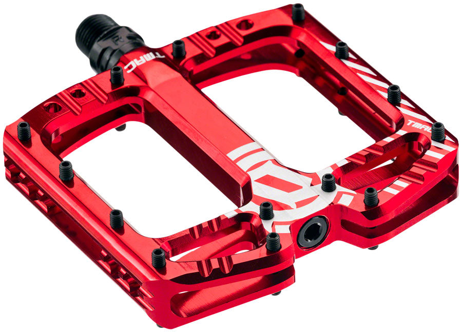 DEITY TMAC Pedals - Platform, Aluminum, 9/16", Red