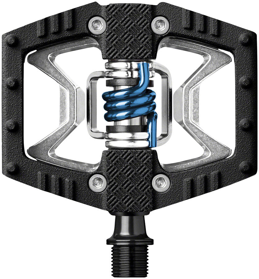 2 pedals Crank Brothers Double Shot Mountain Bike Pedals, Black / Blue