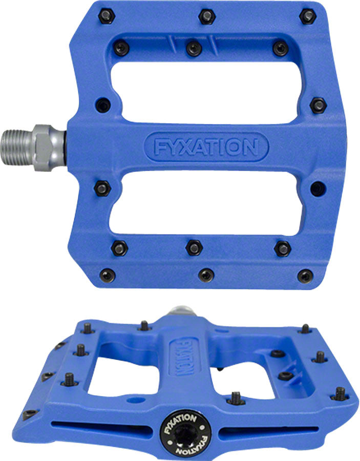 Fyxation Mesa MP Pedals Flat/Platform Pedals 9/16" Blue