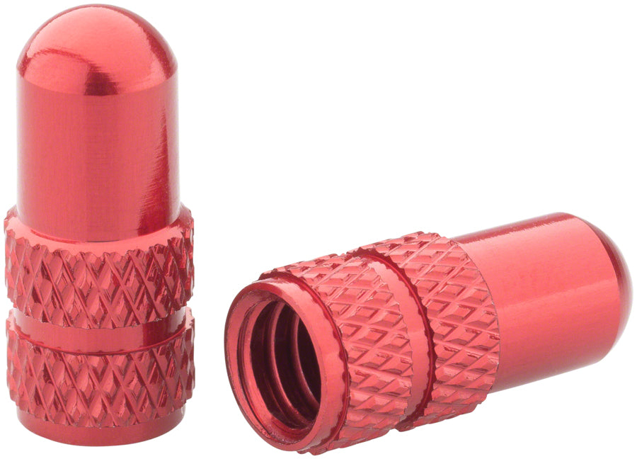 DEITY Presta Valve Caps, Red