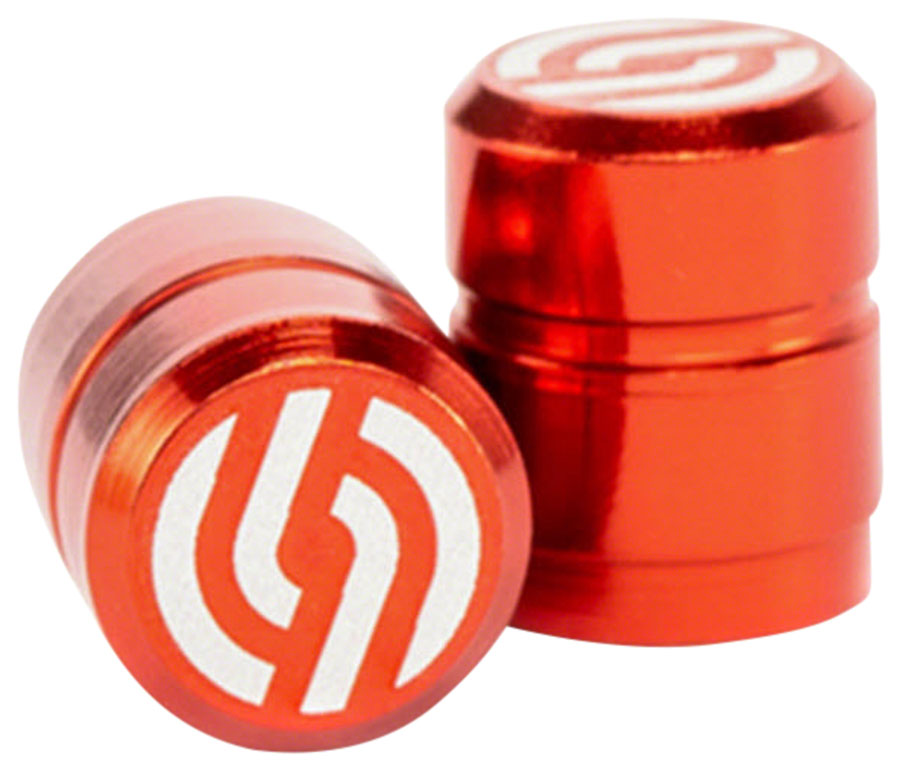 Salt CNC Valve Cap - Red