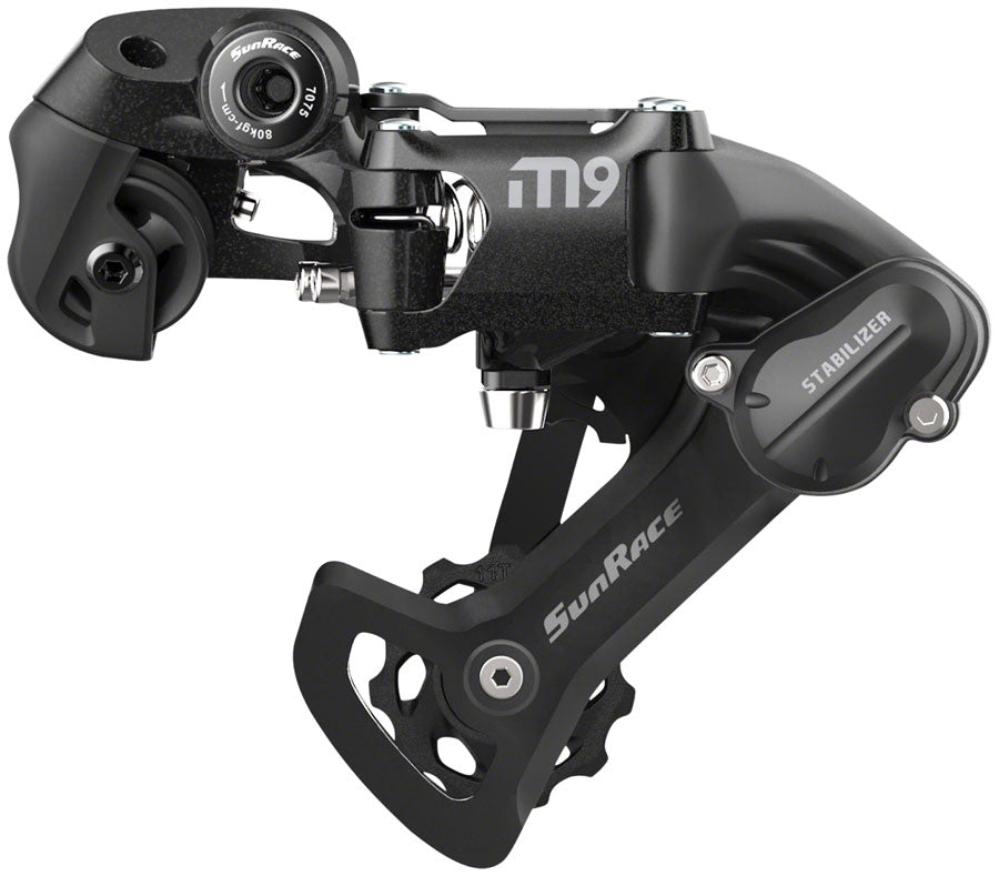 SunRace M903 Rear Derailleur 9-Speed, Short Cage, Black – Velo Mine