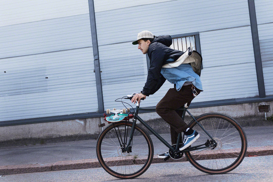 Pelago Commuter Front Rack: Medium, Black Stainless Steel