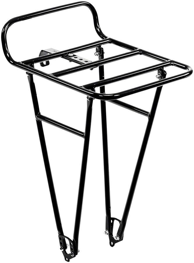 Pelago Commuter Front Rack: Medium, Black Stainless Steel