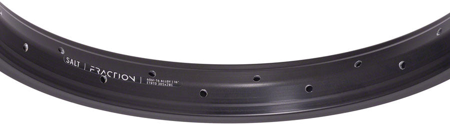 Salt Salt Fraction " Includes 16 in Bicycle Rim Black