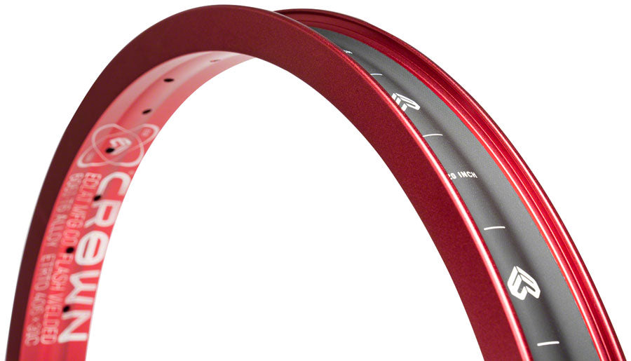 Eclat Eclat Crown " Sandblast 20 in Bicycle Rim Red 36H
