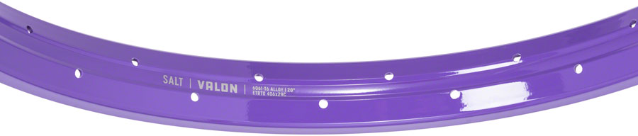 Salt Salt Valon " 20 in Bicycle Rim Purple 36H