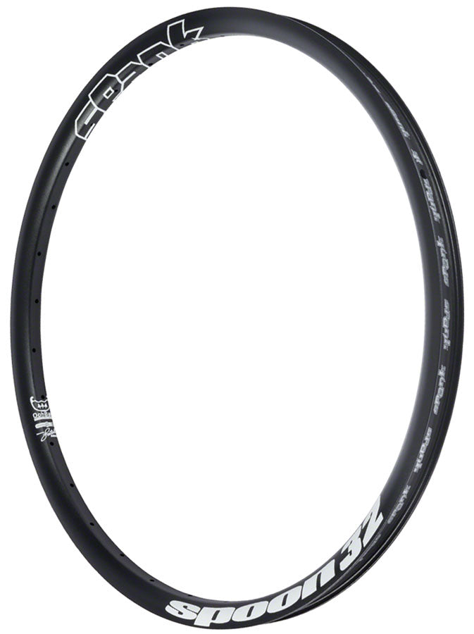 Spank Spank Spoon 26" Clincher 26 in Bicycle Rim Black 32H Disc Brake