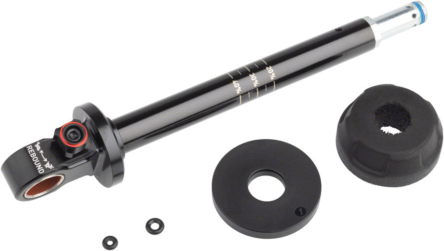 RockShox Rear Shock Damper Shaft Assembly - Super Deluxe Coil, Standard Shaft Eyelet 65mm, A1-A2