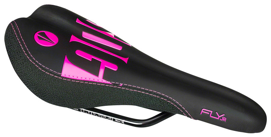 SDG Fly Jr - Neon Mountain Steel Rail Saddle Pink/Black/Purple