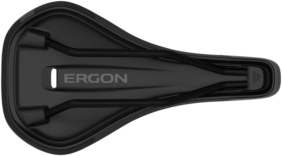 Ergon SM Enduro Comp - Stealth Mens Medium Large Comfort CrMo Rail Saddle Black