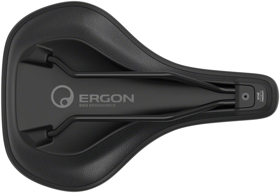 Ergon SC Core Prime Saddle - Black/Gray, Womens, Small/Medium