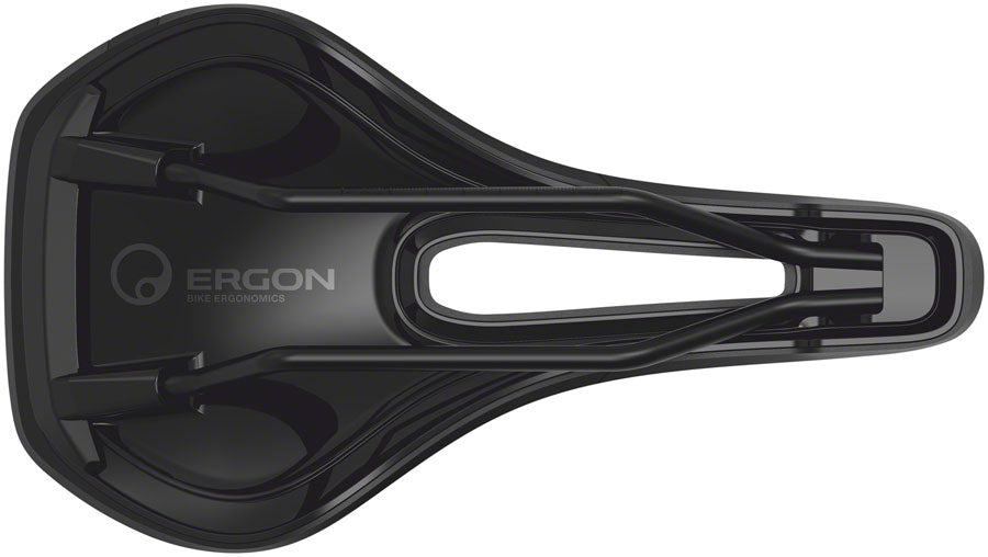 Ergon SMC - Stealth Womens Small Medium Comfort CrMo Rail Saddle Black