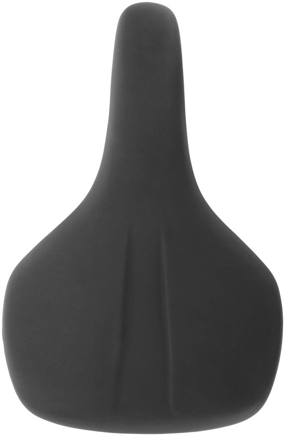 Radio Raceline And Post Set - 31.6 x Comfort Steel Rail Saddle Black/Orange