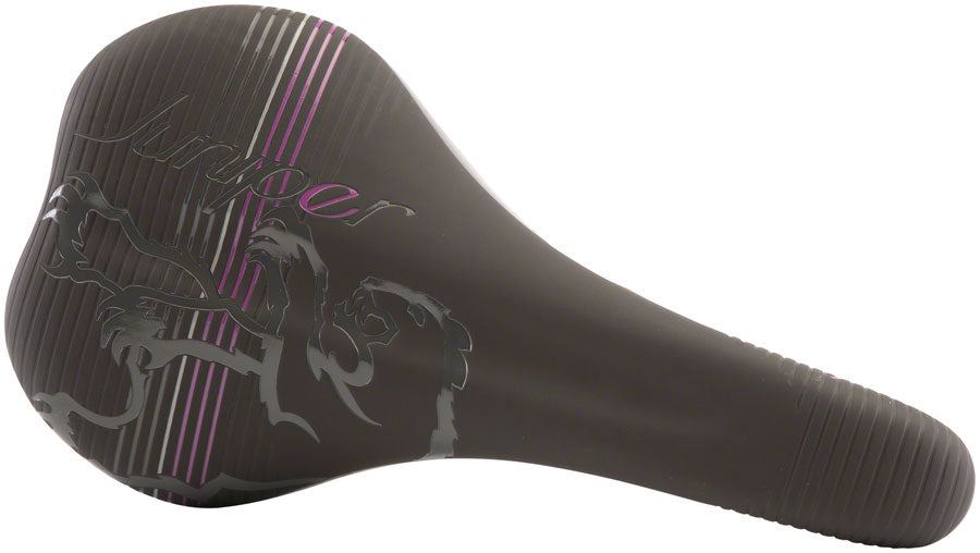 Chromag Juniper - Women's Mountain CrMo Rail Saddle Black/Purple