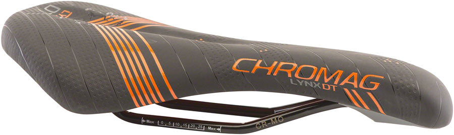 Chromag Lynx DT - Mountain CrMo Rail Saddle Black/Orange
