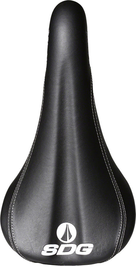 SDG Bel-Air RL - Comfort CrMo Rail Saddle Black/White/Orange
