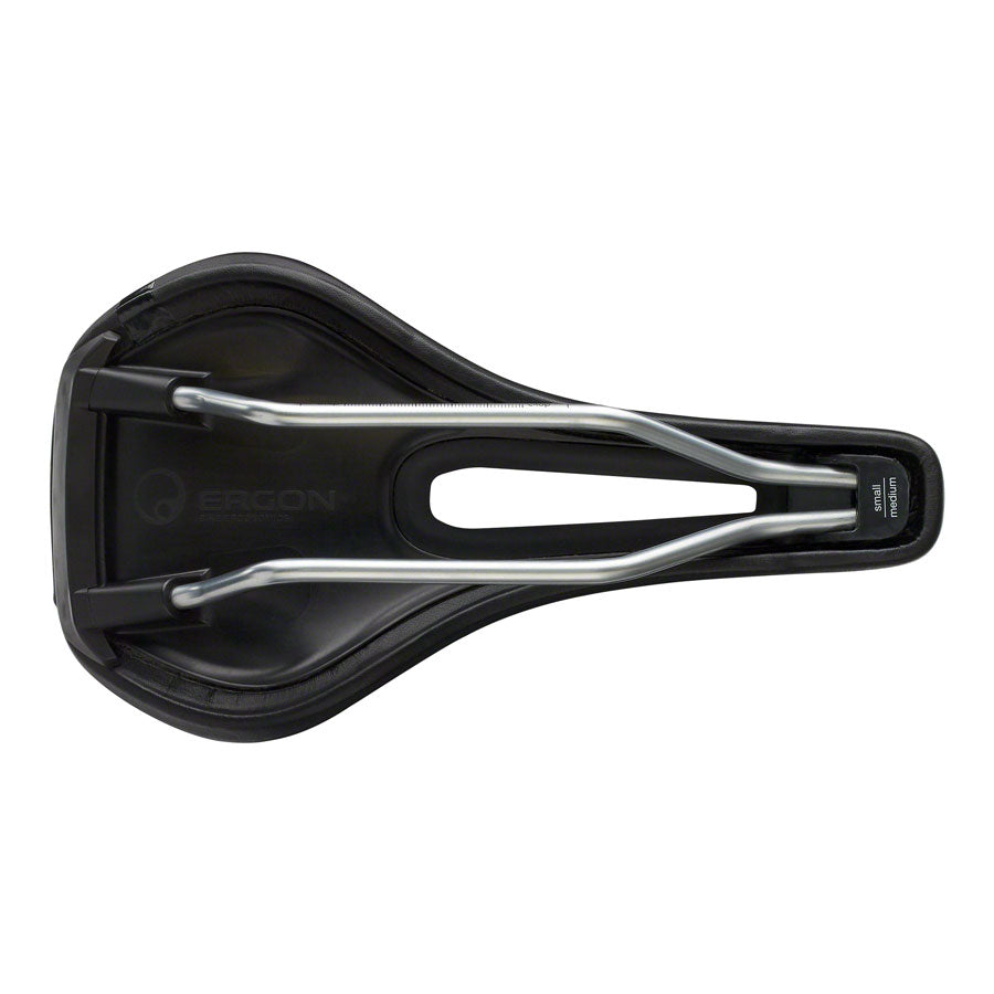 Ergon SM - Women's Small Medium Comfort CrMo Rail Saddle Black