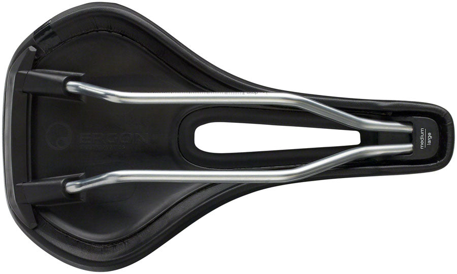 Ergon SM - Women's Medium Large Comfort CrMo Rail Saddle Black