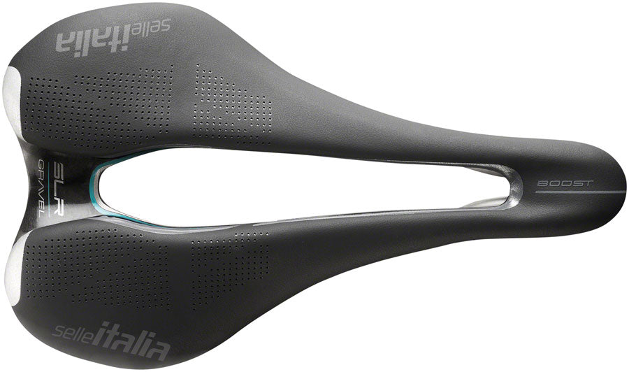 Selle Italia SLR Boost Gravel Superflow - S3 Comfort Ti Rail Saddle Black