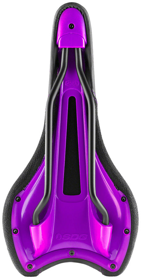 SDG Radar - Alloy Comfort Saddle Black/Purple