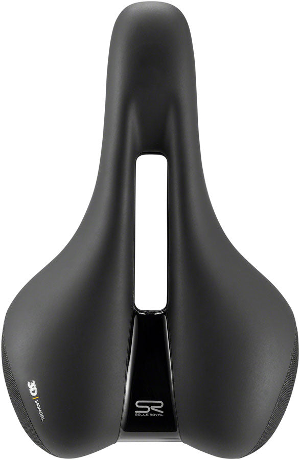 Selle Royal Ellipse - Men's Comfort Saddle Black/Orange