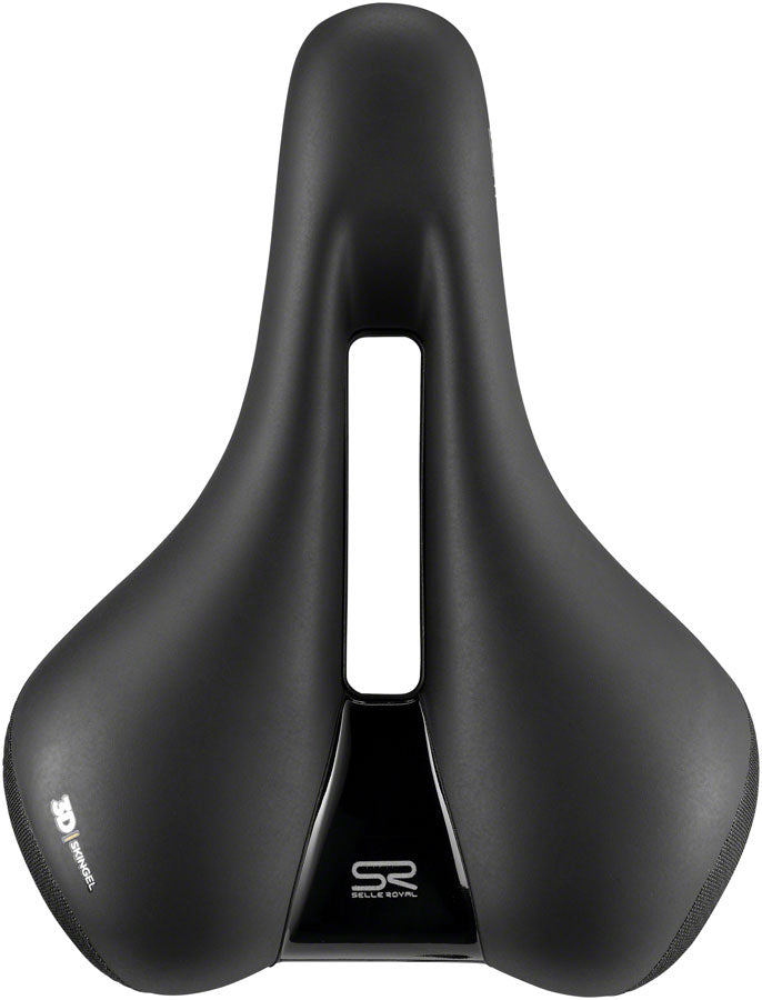 Selle Royal Ellipse - Women's Comfort Saddle Black/Orange