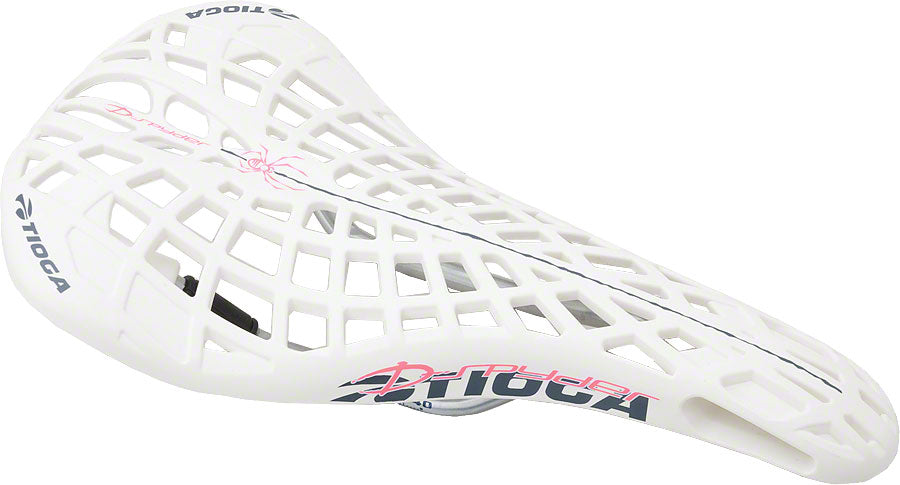 Tioga D-Spyder BMX - CrMo Rail Saddle White