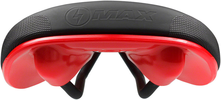 SDG Bel-Air V3 MAX - Lux-Alloy Sonic Welded Sides Comfort Saddle Black/Red
