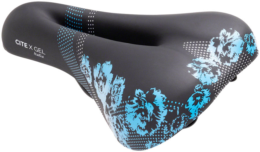Terry Cite X - Flower Women's Italia Comfort 175mm CrMo Rail Saddle Orange/Black