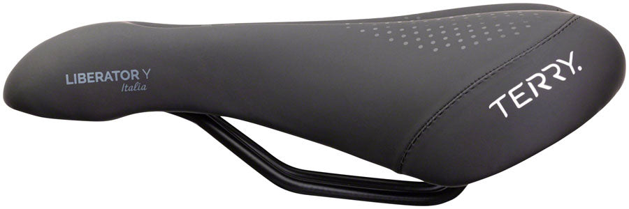 Terry Liberator Y - Men's Italia Comfort 173mm CrMo Rail Saddle Black/Orange