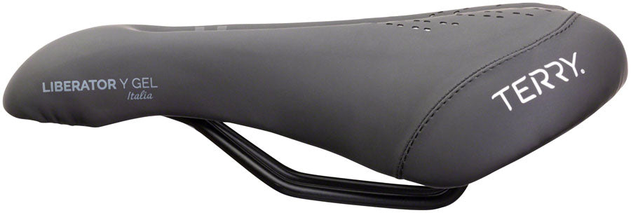 Terry Liberator Y - Men's Italia Comfort 173mm CrMo Rail Saddle Black/Orange