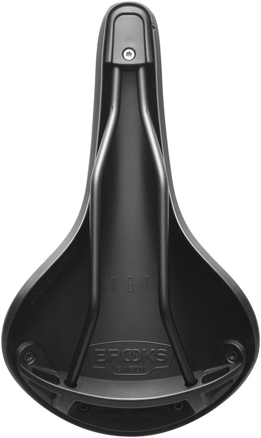 Brooks C17 All Weather - Men's Comfort Saddle Black/Natural/Orange