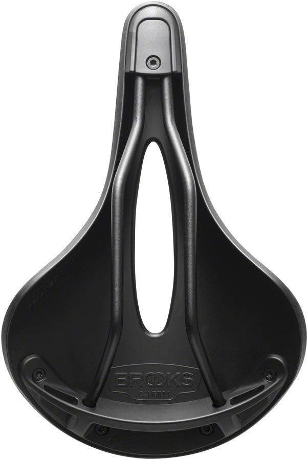 Brooks C19 Carved All Weather - Men's Comfort Saddle Black/Natural/Orange