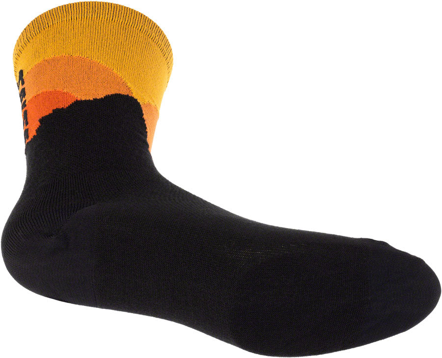 Salsa Dawn Patrol Sock - 8 inch, Black, Orange, Small/ Medium