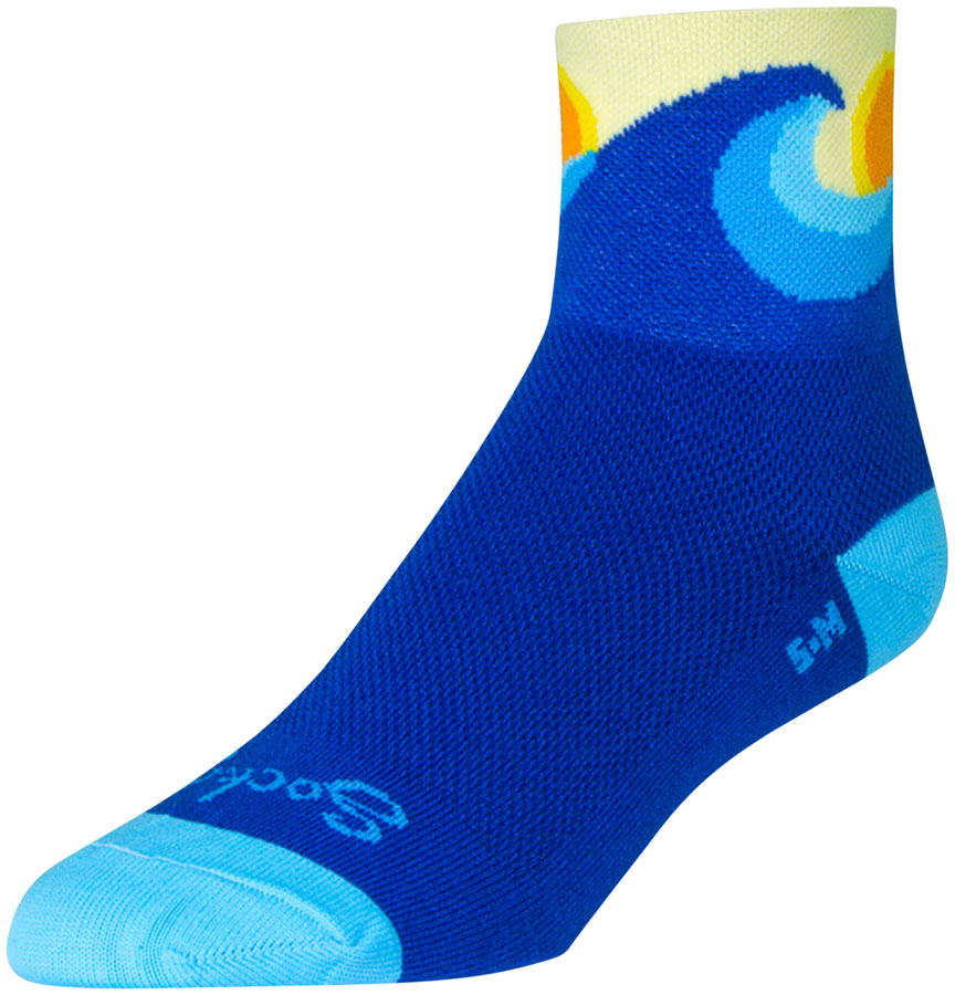 SockGuy Classic Swell Socks - 3 inch, Blue, Small/Medium