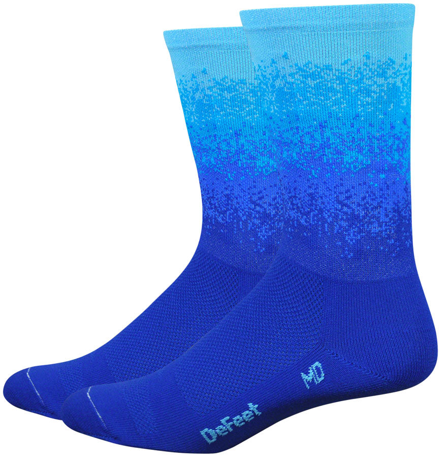 DeFeet Aireator Ombre Socks - 6 inch, Royal/Neptune/Carolina Blue, X-Large
