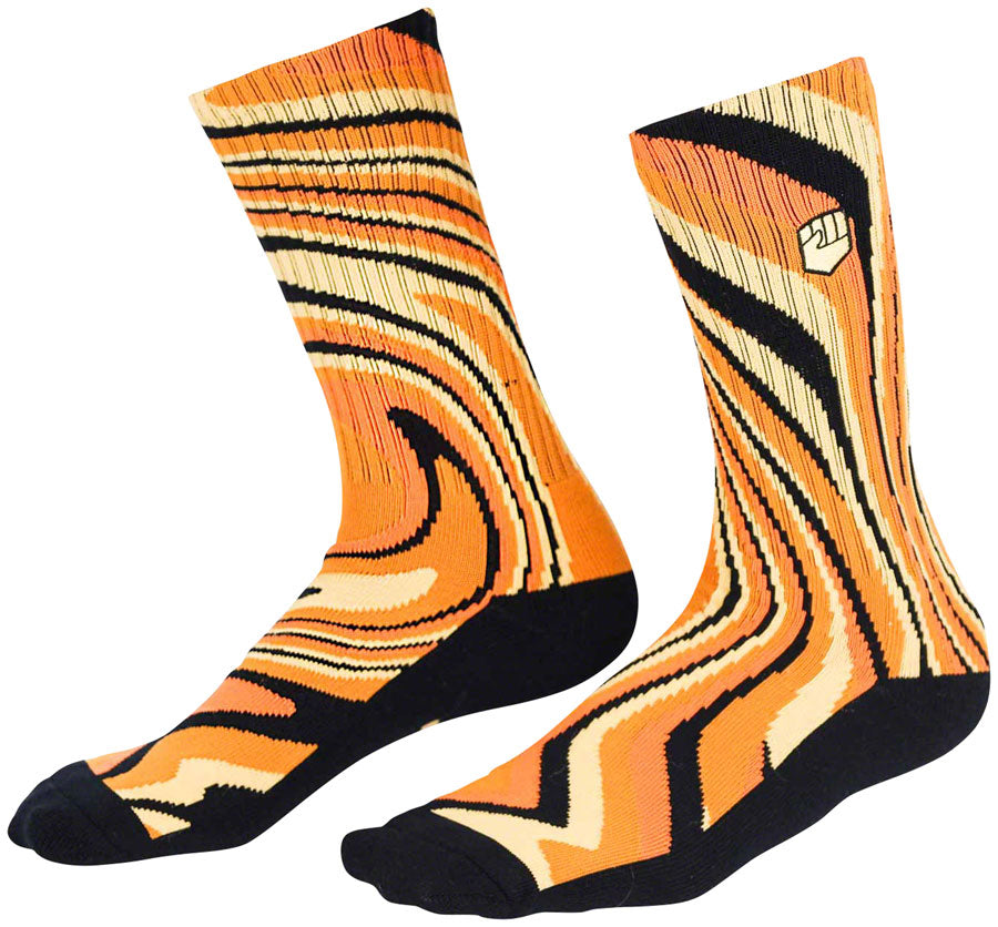 Fist Handwear 70's Swirl Crew Sock - Large/X-Large