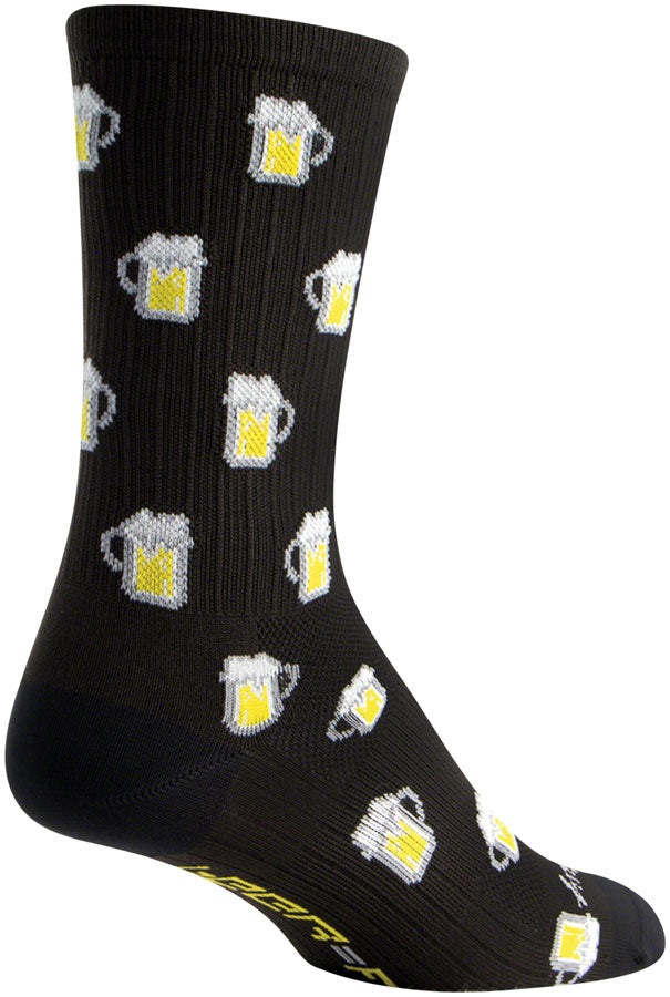 SockGuy SGX Fuel Socks - 6 inch, Black, Large/X-Large